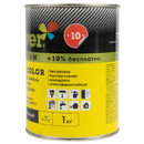 Эмаль акриловая универсальная Clever желтая полуматовая 1кг_3