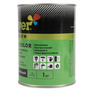 Эмаль акриловая универсальная Clever салатовая полуматовая 1кг_3