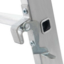 Лестница трехсекционная 8 ступеней алюминиевая