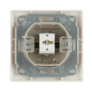 Розетка компьютерная RJ45 5E Кварта белая IP20 IEK_4