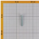 Винт с полусферической головкой М5х30мм DIN7985 оцинкованный_4