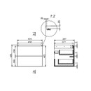Тумба под раковину подвесная Cersanit City 50 P-SZ-City-CIT50/Gr_4