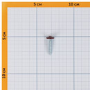 Саморез с прессшайбой шило 4,2х25мм красное вино (RAL 3005) Yoko_4
