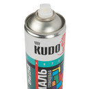 Эмаль аэрозольная Kudo белая (RAL 9003) глянцевая 0,52л