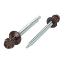 Саморез кровельный 4,8х70 мм коричневый шоколад (RAL 8017)_4