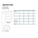 Водонагреватель накопительный Ariston PRO1 R INOX ABS 80 V, 80 л