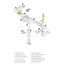 Кронштейн желоба Docke Standard светло-коричневый 120 мм