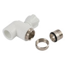 Кран шаровый полипропиленовый 25х3/4" для радиаторов угловой RTP_4