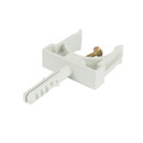 Держатель для труб (клипса) d32мм+дюбель с винтом (уп.5шт) ДКС 51332R5