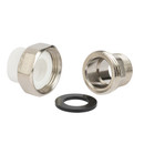 Муфта полипропиленовая 20х3/4" НР комбинированная разъемная усиленная TEBO