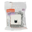 Механизм розетки компьютерной RJ45 5E Etika белый IP20 Legrand