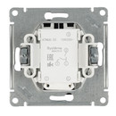Механизм выключателя двухклавишный с подсветкой AtlasDesign белый IP20 Systeme Electric