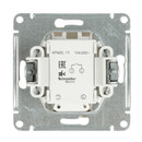 Механизм выключателя одноклавишный с подсветкой AtlasDesign бежевый IP20 Systeme Electric