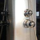 Душевая кабина Comforty низкий поддон 90х90см стекло тонированное 5мм_4