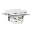 Механизм розетки с заземлением со шторками и крышкой AtlasDesign белый IP20 Systeme Electric
