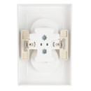 Розетка двухместная без заземления AtlasDesign белая IP20 Systeme Electric