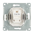 Механизм розетки компьютерной RJ45 5E AtlasDesign белый IP20 Systeme Electric