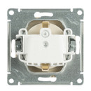 Механизм розетки с заземлением AtlasDesign бежевый IP20 Systeme Electric