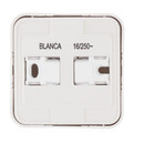Розетка одноместная накладная без заземления Blanca белая IP20 Systeme Electric
