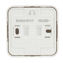 Выключатель одноклавишный накладной с подсветкой Blanca белый IP20 Systeme Electric
