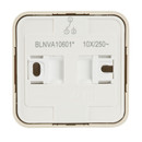 Переключатель проходной одноклавишный накладной Blanca бежевый IP20 Systeme Electric
