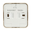 Выключатель двухклавишный накладной Blanca бежевый IP20 Systeme Electric
