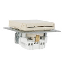 Механизм розетки с заземлением со шторками и крышкой AtlasDesign бежевый IP20 Systeme Electric_4