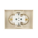 Розетка двухместная с заземлением со шторками AtlasDesign бежевая IP20 Systeme Electric