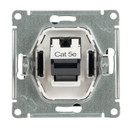 Механизм розетки компьютерной RJ45 5E AtlasDesign карбон IP20 Systeme Electric
