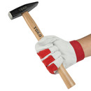 Перчатки кожаные с хлопком рабочие размер XL Jeta Safety_4