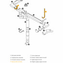 Кронштейн желоба Docke Standard серый 120 мм