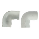 Поворот на 90º для жестких труб 25 разъемный, 2 шт