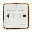 Выключатель двухклавишный накладной Blanca ясень IP20 Systeme Electric