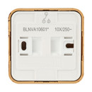 Переключатель проходной одноклавишный Blanca ясень IP20 Systeme Electric
