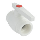 Кран шаровый полипропиленовый 50мм с ручкой полнопроходной RTP_4