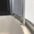 Душевая кабина Comforty высокий поддон 90х90см стекло тонированное 4мм_4