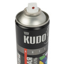 Эмаль аэрозольная акриловая  Kudo черная (RAL 9005) матовая 0,52л