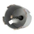 Коронка алмазная по бетону&nbsp;Hilberg Laser 72х60 4хM16 SDS+&nbsp;с&nbsp;центрирующим&nbsp;сверлом_4