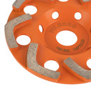 Чашка алмазная по бетону Hilberg Boomerang Сup 125×22,2