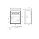 Тумба под умывальник подвесная Енисей 40 Мечта_4