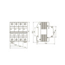 Автоматический выключатель четырехполюсный C 25А 4.5кА IEK
