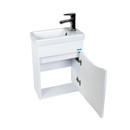 Тумба подвесная Viant Рим белая Como 40 с раковиной Como 40_4