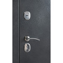 Дверь входная металлическая ДК 70 Царга Б 860х2050 серебро/лиственница левая