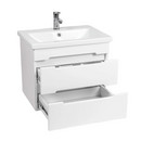 Тумба подвесная Viant Марсель 60 с раковиной Cersanit Como 60 белый_4