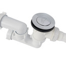 Сифон для ванны Орио регулируемый 1 1/2" х 40 с выпуском клик-клак и гибкой трубой А-25089