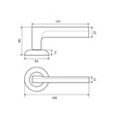 Комплект для двери ФЗ SET 20L 170 матовый черный