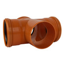 Крестовина канализационная наружная 110х110х110мм 87° RTP_4