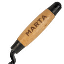 Кельма плиточника овал Marta с деревянной усиленной ручкой
