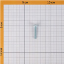 Винт для крепления ручки М4х25мм (белый цинк 10 шт)_4