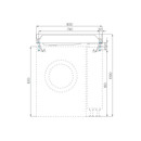 Тумба под стиральную машину Акватон Лондри 20 с раковиной Рейн 80 белый_4